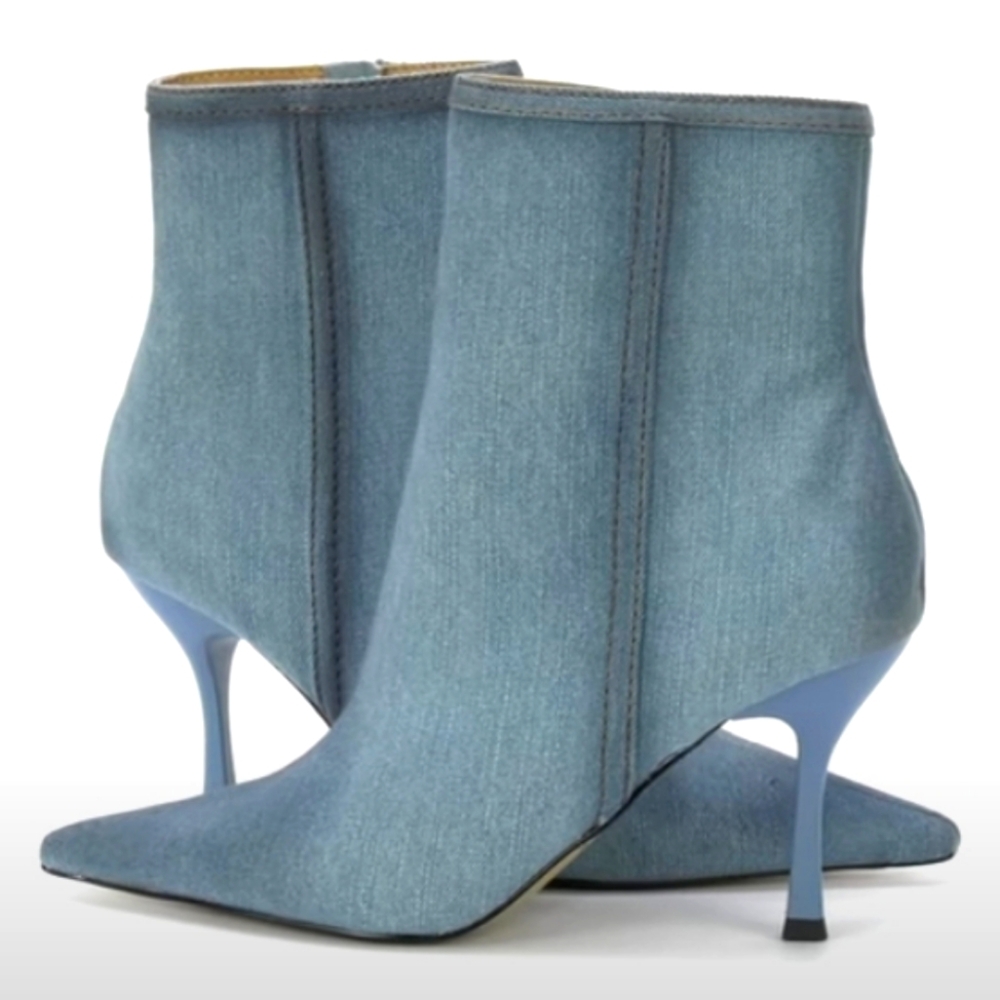 New denim boots